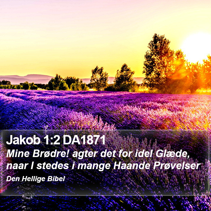 Jakob 1:2 DA1871 Bible Study