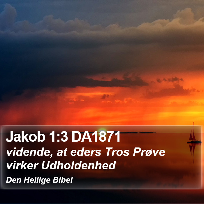 Jakob 1:3 DA1871 Bible Study