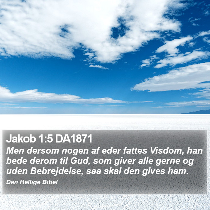 Jakob 1:5 DA1871 Bible Study