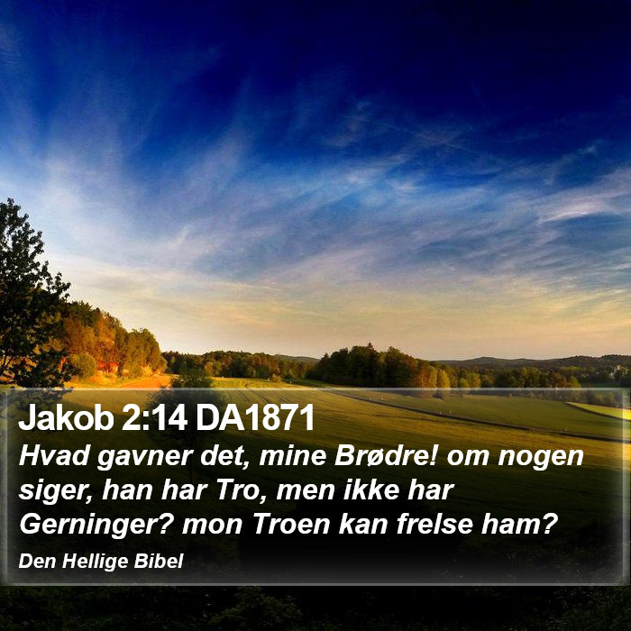 Jakob 2:14 DA1871 Bible Study