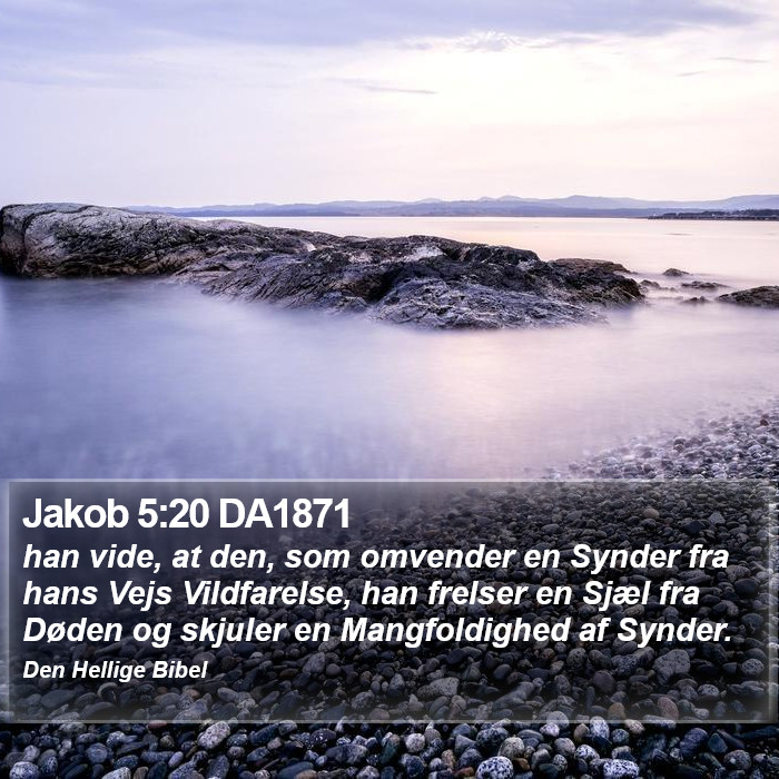 Jakob 5:20 DA1871 Bible Study