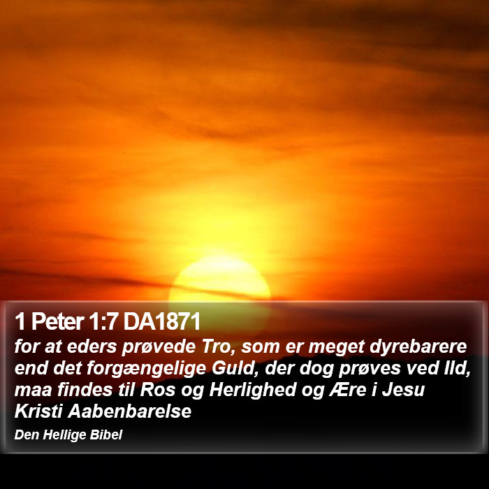 1 Peter 1:7 DA1871 Bible Study