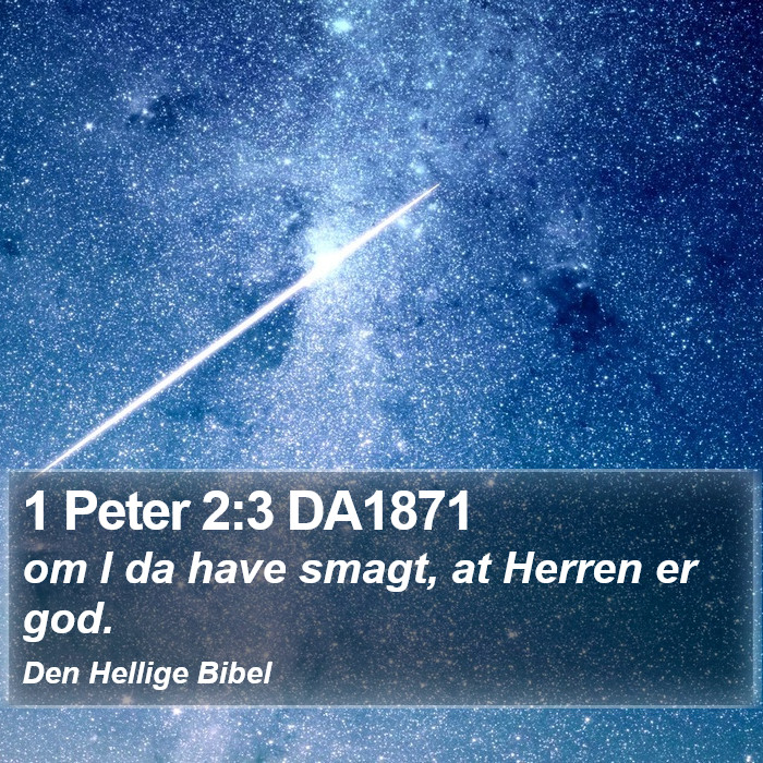 1 Peter 2:3 DA1871 Bible Study