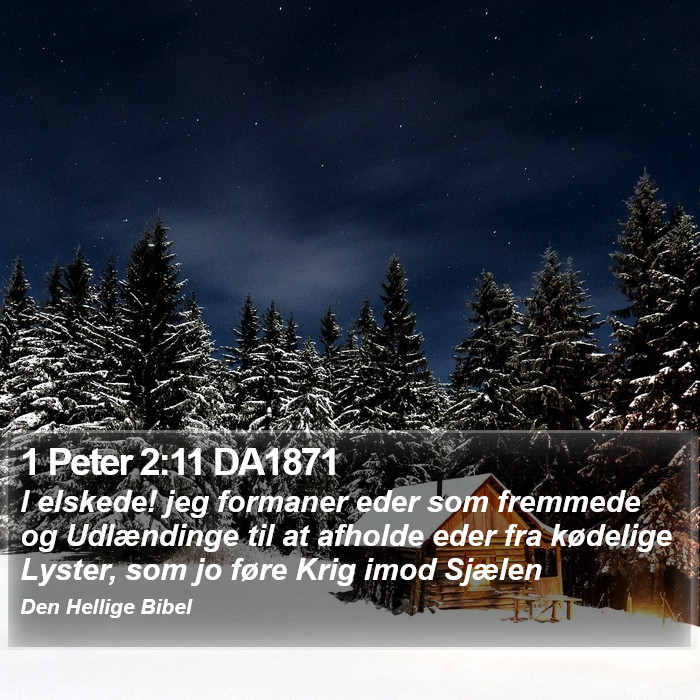 1 Peter 2:11 DA1871 Bible Study