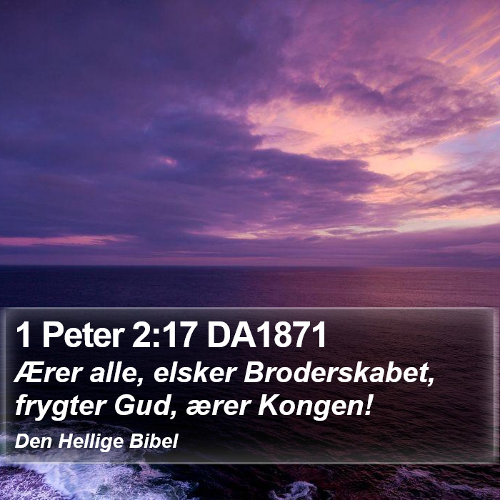 1 Peter 2:17 DA1871 Bible Study