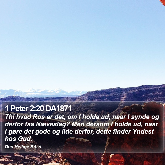 1 Peter 2:20 DA1871 Bible Study