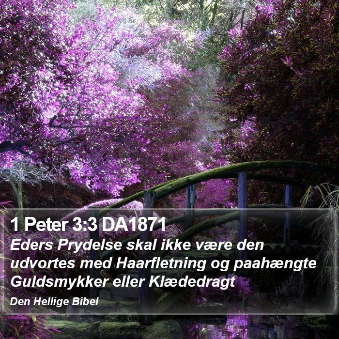 1 Peter 3:3 DA1871 Bible Study