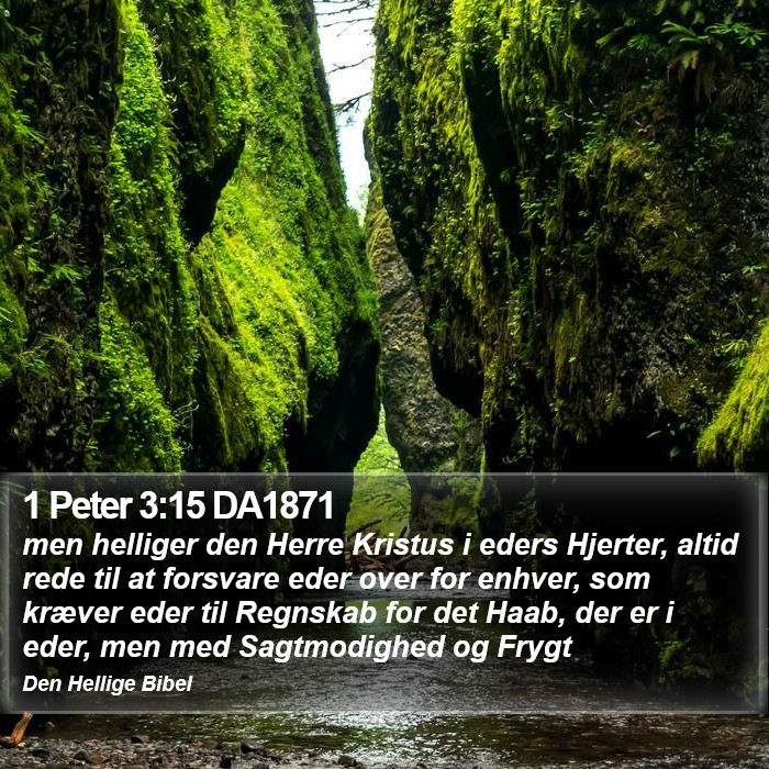 1 Peter 3:15 DA1871 Bible Study