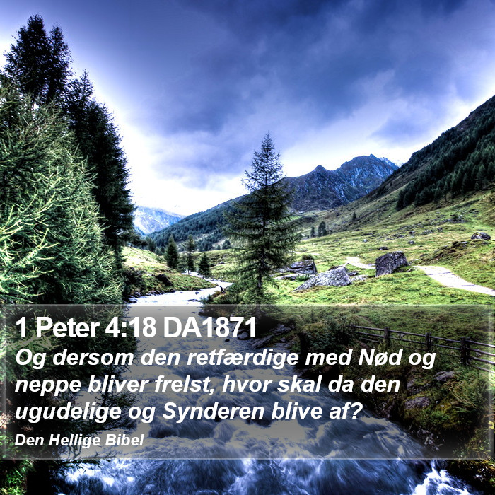 1 Peter 4:18 DA1871 Bible Study