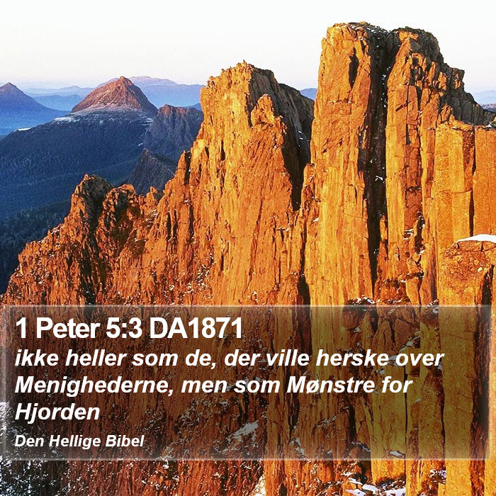 1 Peter 5:3 DA1871 Bible Study