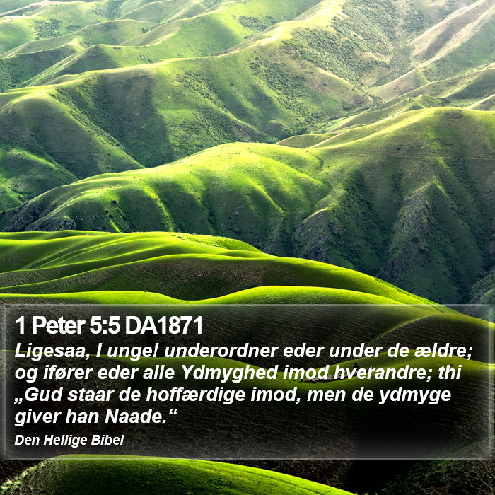 1 Peter 5:5 DA1871 Bible Study