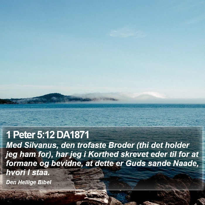 1 Peter 5:12 DA1871 Bible Study