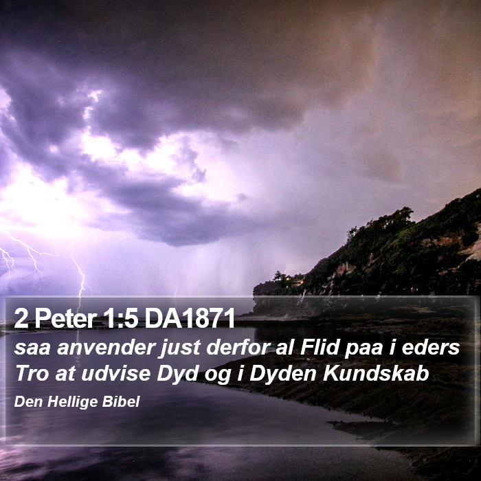 2 Peter 1:5 DA1871 Bible Study