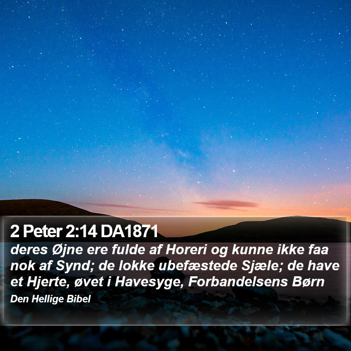 2 Peter 2:14 DA1871 Bible Study