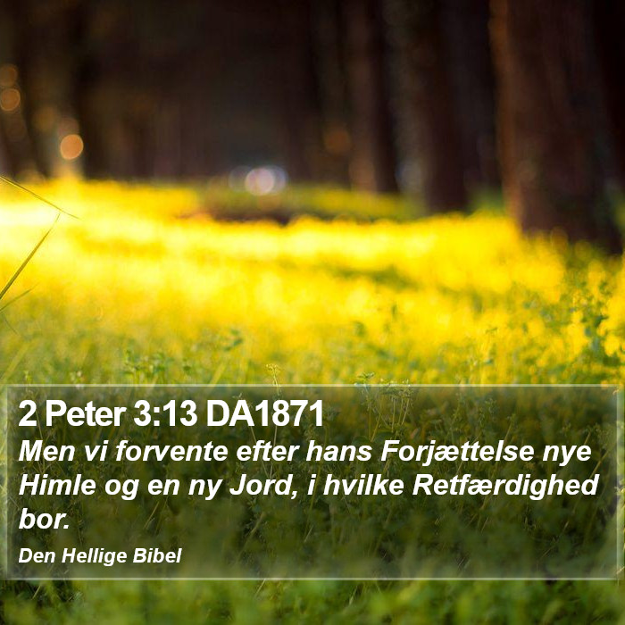 2 Peter 3:13 DA1871 Bible Study