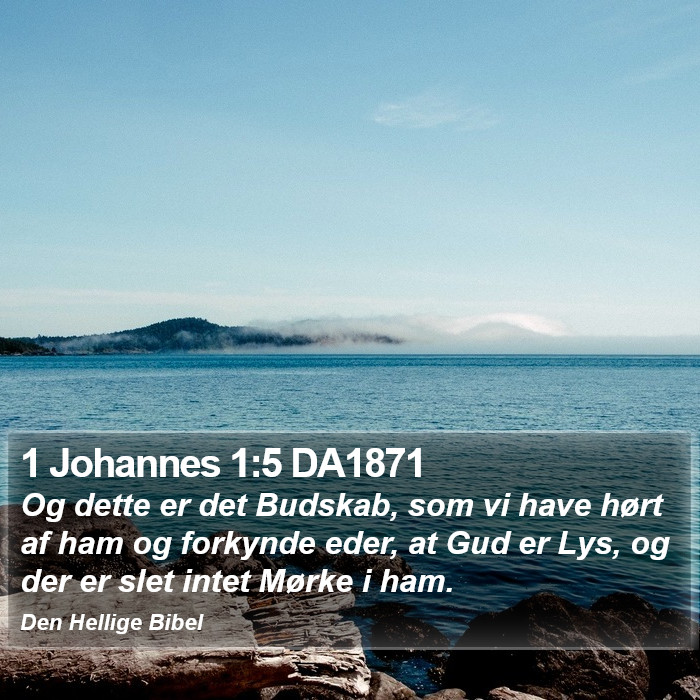 1 Johannes 1:5 DA1871 Bible Study