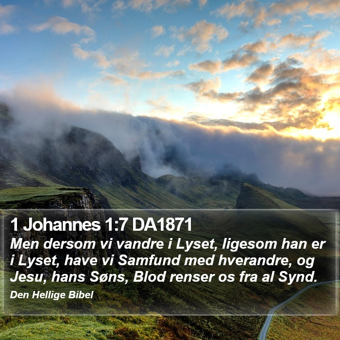 1 Johannes 1:7 DA1871 Bible Study