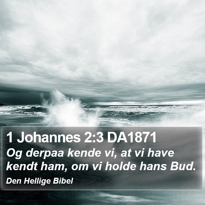 1 Johannes 2:3 DA1871 Bible Study