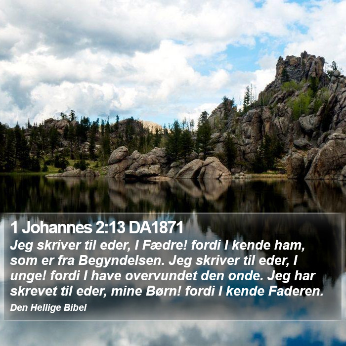 1 Johannes 2:13 DA1871 Bible Study