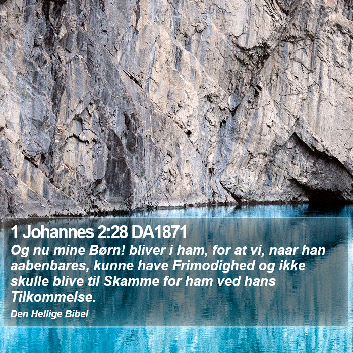 1 Johannes 2:28 DA1871 Bible Study