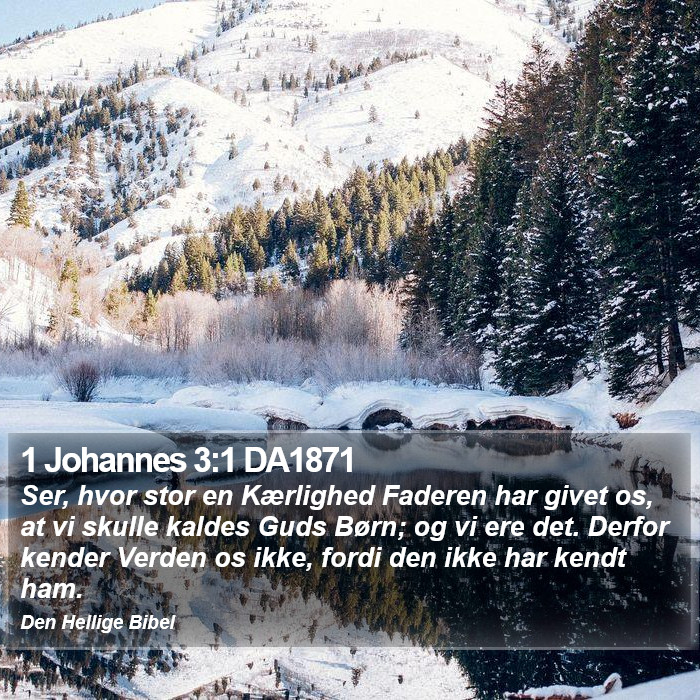 1 Johannes 3:1 DA1871 Bible Study