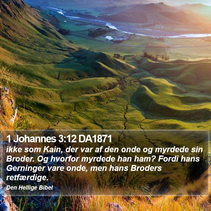 1 Johannes 3:12 DA1871 Bible Study