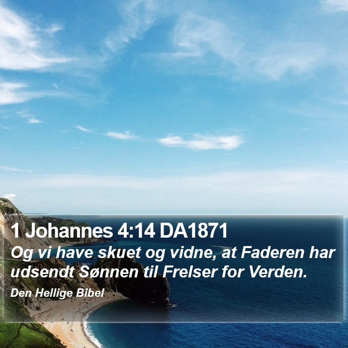 1 Johannes 4:14 DA1871 Bible Study