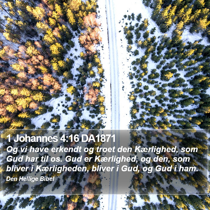 1 Johannes 4:16 DA1871 Bible Study