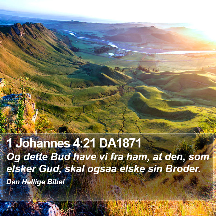 1 Johannes 4:21 DA1871 Bible Study