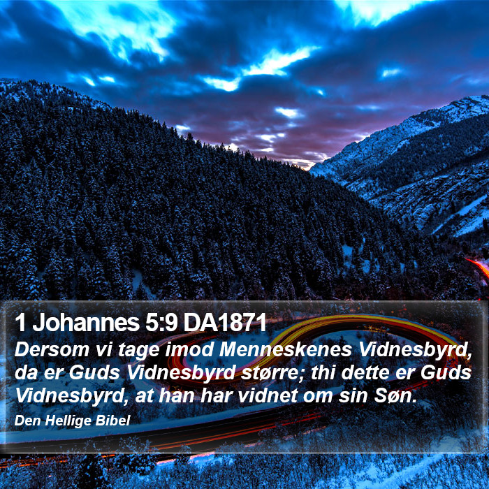 1 Johannes 5:9 DA1871 Bible Study