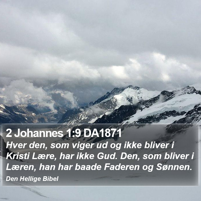 2 Johannes 1:9 DA1871 Bible Study