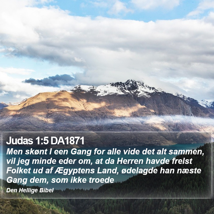 Judas 1:5 DA1871 Bible Study