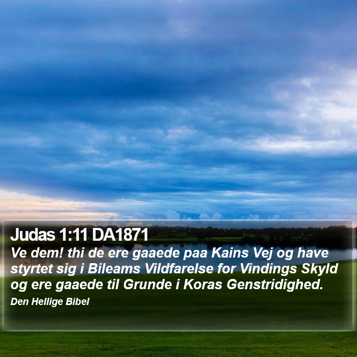 Judas 1:11 DA1871 Bible Study