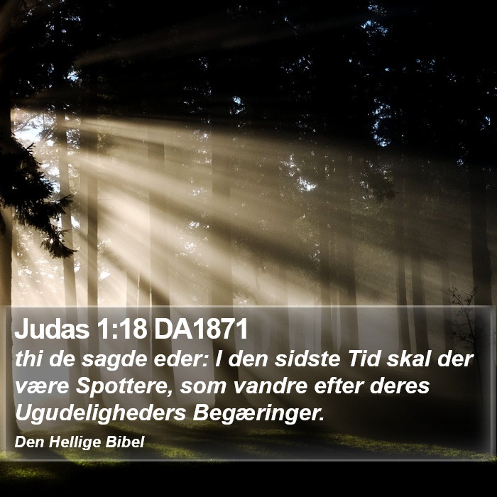 Judas 1:18 DA1871 Bible Study