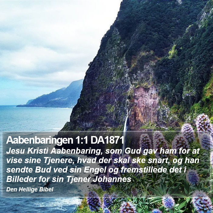 Aabenbaringen 1:1 DA1871 Bible Study