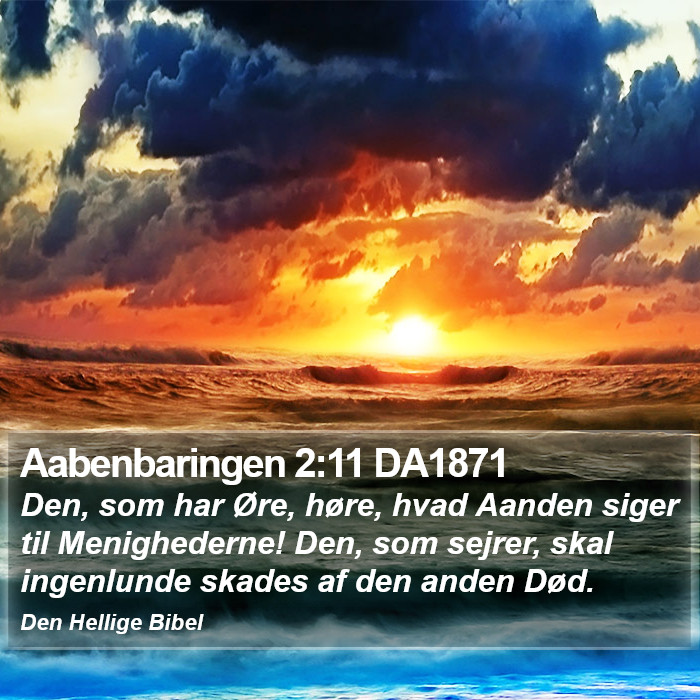 Aabenbaringen 2:11 DA1871 Bible Study