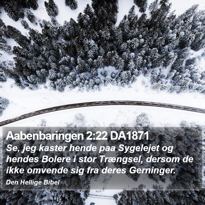 Aabenbaringen 2:22 DA1871 Bible Study