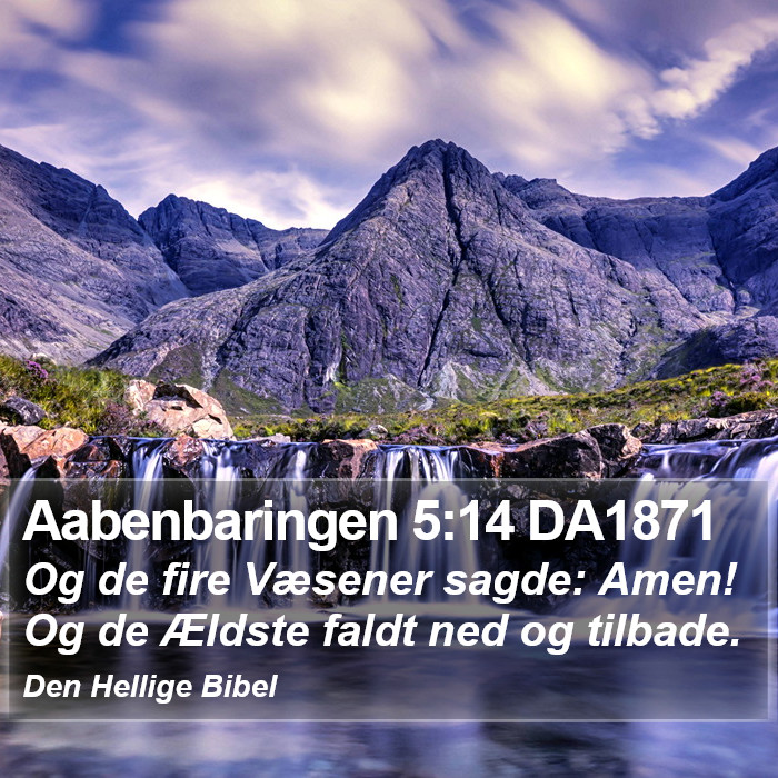 Aabenbaringen 5:14 DA1871 Bible Study