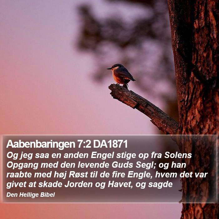 Aabenbaringen 7:2 DA1871 Bible Study