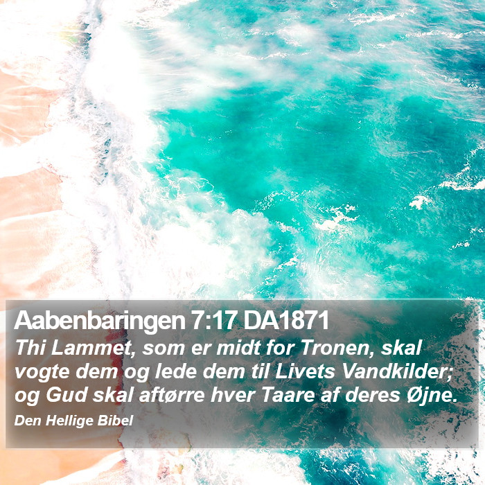 Aabenbaringen 7:17 DA1871 Bible Study