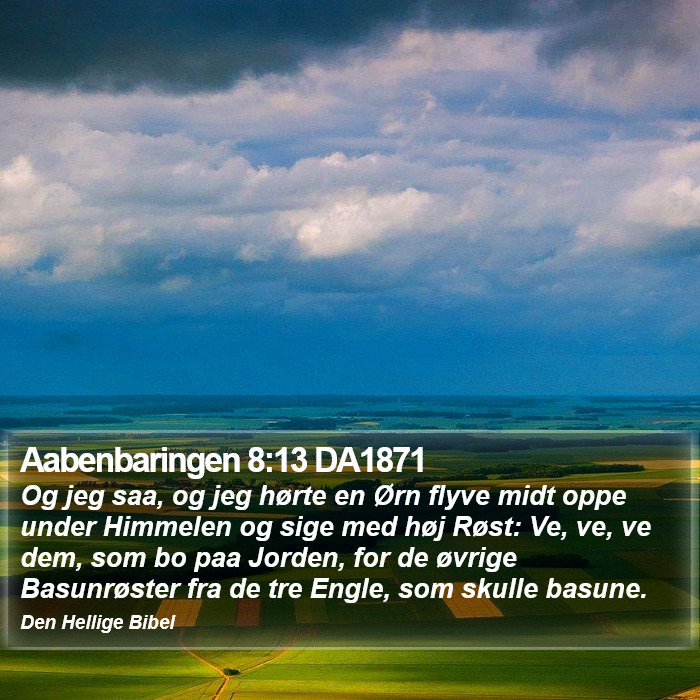 Aabenbaringen 8:13 DA1871 Bible Study