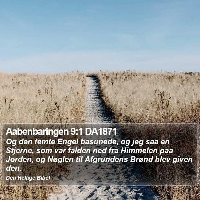 Aabenbaringen 9:1 DA1871 Bible Study