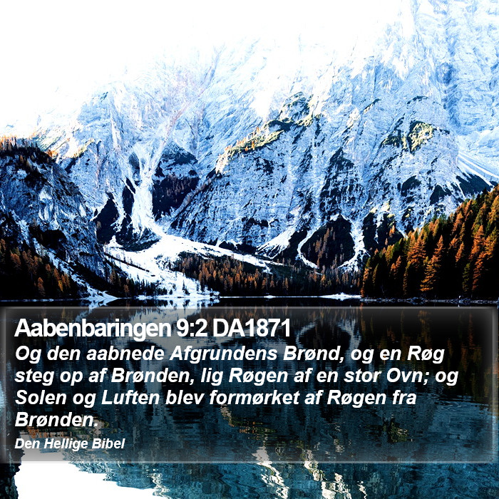 Aabenbaringen 9:2 DA1871 Bible Study