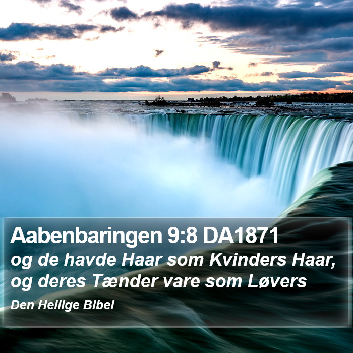 Aabenbaringen 9:8 DA1871 Bible Study