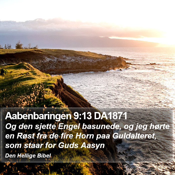 Aabenbaringen 9:13 DA1871 Bible Study