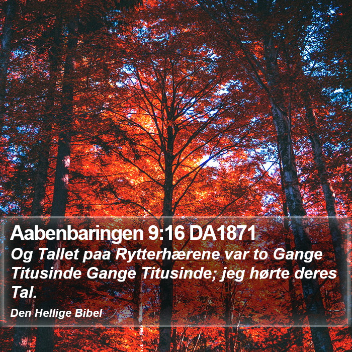 Aabenbaringen 9:16 DA1871 Bible Study