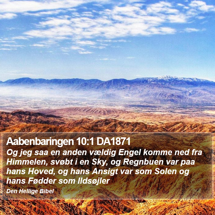 Aabenbaringen 10:1 DA1871 Bible Study