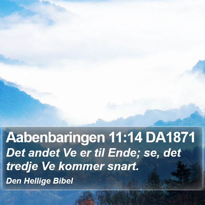 Aabenbaringen 11:14 DA1871 Bible Study