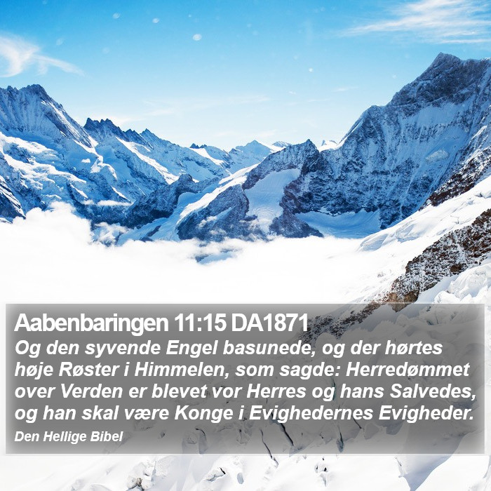 Aabenbaringen 11:15 DA1871 Bible Study