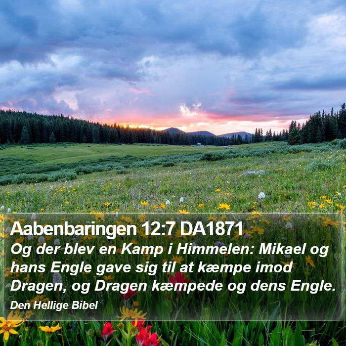 Aabenbaringen 12:7 DA1871 Bible Study